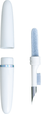 Bolígrafo de Limpieza 3 en 1 para Auriculares y Cascos de Audio Blanco Bigben Universal