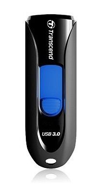 Transcend JetFlash 790 128GB lecteur USB flash 128 Go USB Type-A 3.2 Gen 1 (3.1 Gen 1) Noir, Bleu - Neuf