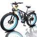 KETELES K800 Pro Vélo Électrique Tout-Terrain 2000W Double Moteur - Batterie 48V23Ah, Pneus 4.0 Pouces, Suspension Av/Ar-Vert