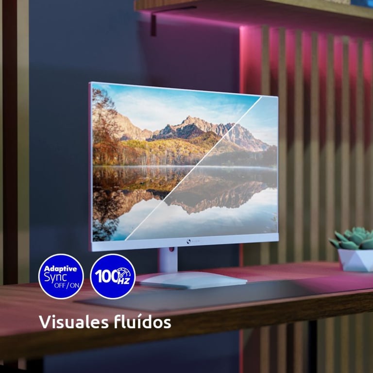 Moniteur Alurin 24 IPS Full HD 100Hz FreeSync Low DisplayPort HDMI USB C PD Neuf - vue 2