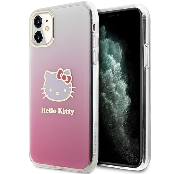 Hello Kitty IML Gradient Electrop Kitty Head Coque iPhone 11