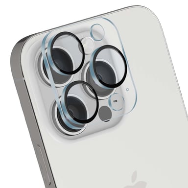 Crong Protection d'Objectif Caméra pour iPhone 14 Pro / 14 Pro Max Série Lens Shield Transparent