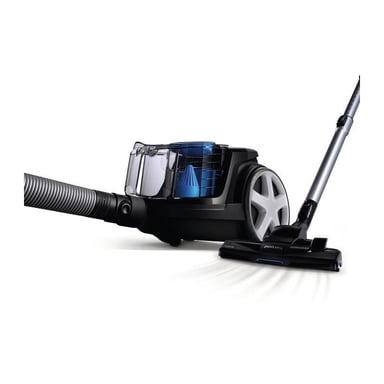 Aspirateur traineau sans sac - PHILIPS FC9331/09 - 900 W - 1,5 L - Noir intense et bleu