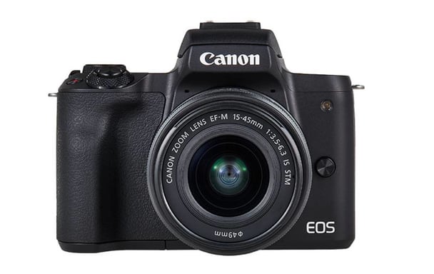 Canon EOS M50 + EF-M 15-45mm f/3.5-6.3 IS STM + EF-M 55-200mm f/4.5-6.3 IS STM Kit d'appareil-photo SLR 24,1 MP CMOS 6000 x 4000 pixels Noir