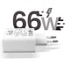 Chargeur Secteur Huawei d'Origine, USB 66W SuperCharge Blanc