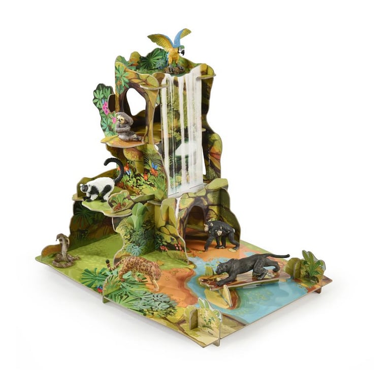 Papo - Décor 3D La Jungle - Jeu de Figurines - Image 3