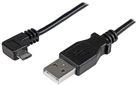 StarTech.com Câble de charge et synchronisation Micro USB de 1 m - USB-A vers Micro-B a angle droit 