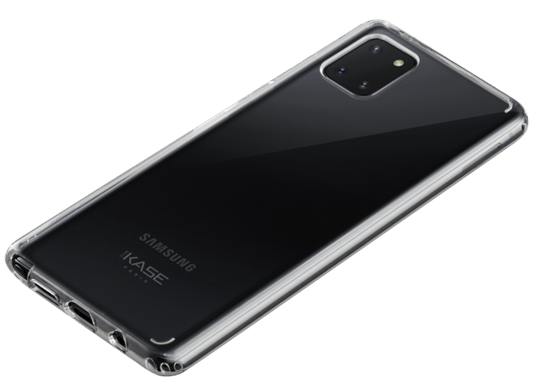 Carcasa híbrida invisible para Samsung Galaxy Note10 Lite, Transparente