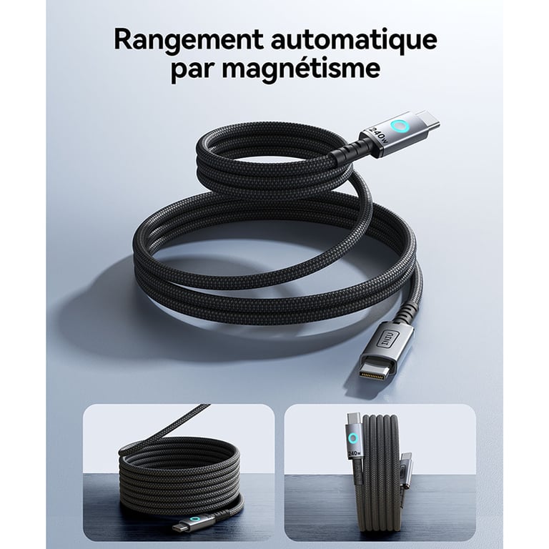 Cable Magnetique Leopard USB CC - vue 3