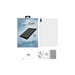 EIGER Protection d'écran en Verre trempé 2,5D pour iPad Air (2020) / Pro 11 (2018) et (2020) - avec kit de Nettoyage