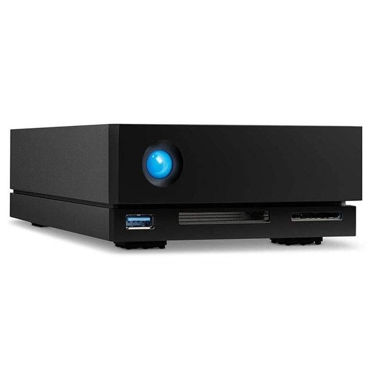 LaCie 1big Dock 20 To Disque dur externe – Thunderbolt 3 USB 3.1 USB 3.0 7 200 trmin disques d'entreprise pour ordinateurs de bureau Mac et PC récupération des données STHS20000800 - vue 2
