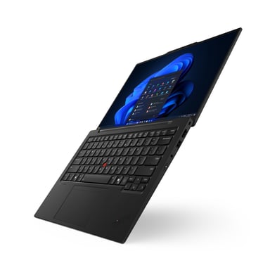 Lenovo ThinkPad X1 Carbon Gen 13 Aura Edition Intel Core Ultra 5 225U Ordinateur portable 35,6 cm (14'') WUXGA 16 Go LPDDR5x-SDRAM 512 Go SSD Wi-Fi 6E (802.11ax) Windows 11 Pro Allemand Noir