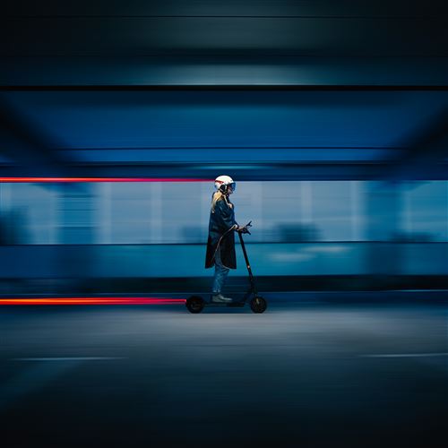 Casque vélo Casr LED avec Visière Glow Ivoire Brillant M - Neuf