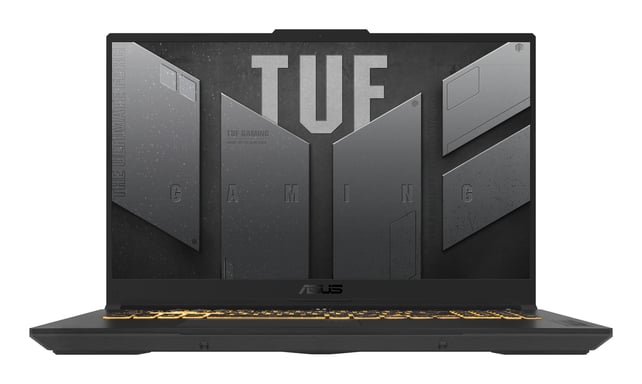 ASUS TUF Gaming F17 TUF707ZC4-HX060W Intel® Core™ i5 i5-12500H Ordinateur portable 43,9 cm (17.3'') Full HD 8 Go DDR5-SDRAM 512 Go SSD NVIDIA GeForce RTX 3050 Wi-Fi 6 (802.11ax) Windows 11 Home Noir, Gris