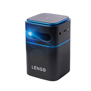 Mini Vidéoprojecteur Haute Qualité Lenso See, 854 x 480p, support 1080p, 16:9, Gris