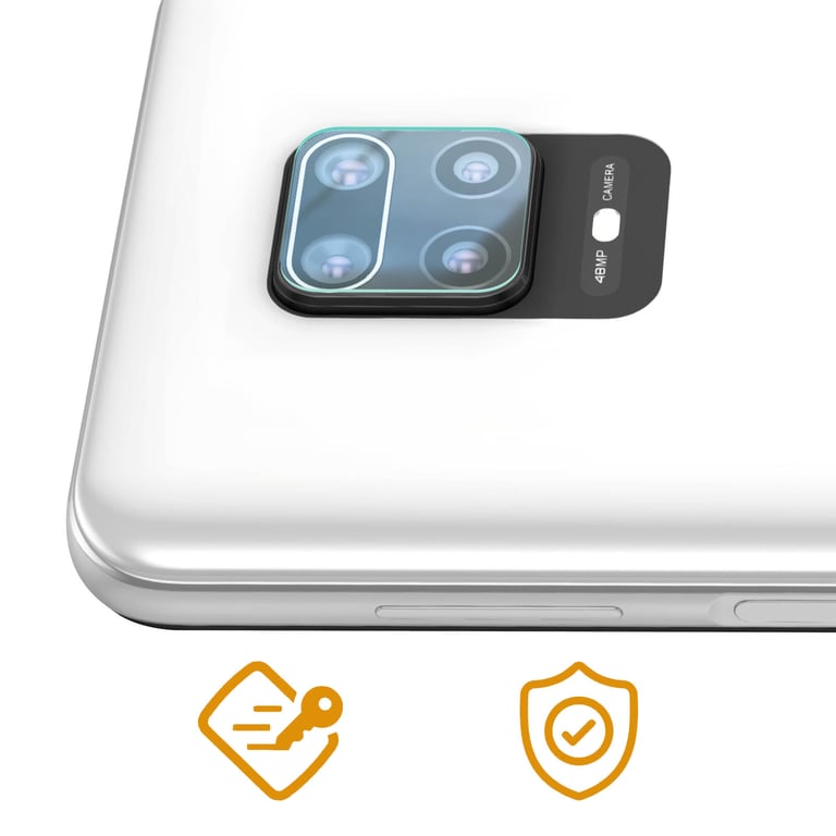 Protection caméra Xiaomi Redmi Note 9 Pro Max9 Pro9s Verre trempé Anti explosion - vue 3