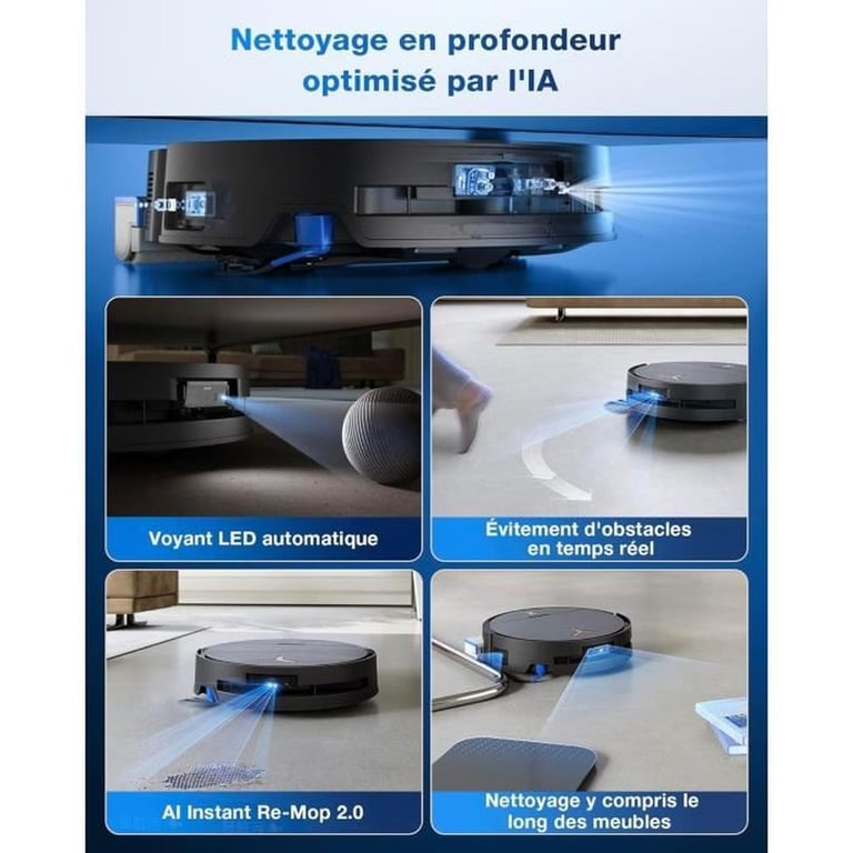 Aspirateur robot Deebot X9 Pro Omni - vue 5