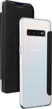 Custodia per Samsung Galaxy S10 anti-urto con portacarte integrato