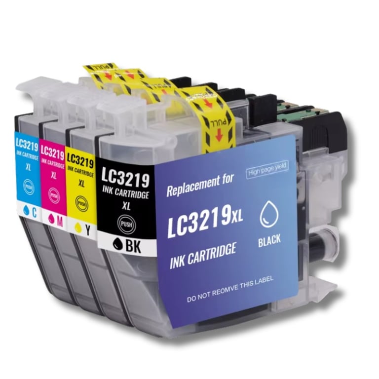 123CONSOMMABLES LC3219XL Cartouches encre compatible avec Brother LC3219XL LC3219 LC3217 pour Brother MFC J5330DW J5730DW J6930DW J5930DW J6530DW J6935DW 1 / 1 Cyan / 1 / 1 Jaune Neuf - vue 5
