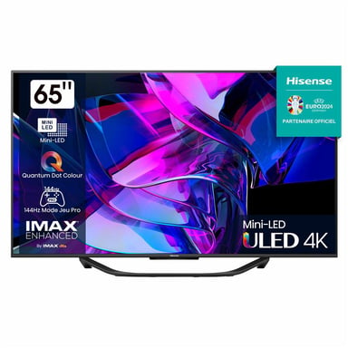 Hisense 65U7KQ TV 165,1 cm (65'') 4K Ultra HD Smart TV Wifi Noir 1000 cd/m²