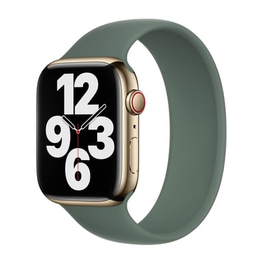 Bracelet Boucle unique en Silicone pour Apple Watch | 44/45/46/49 mm - Taille 8 - Eucalyptus