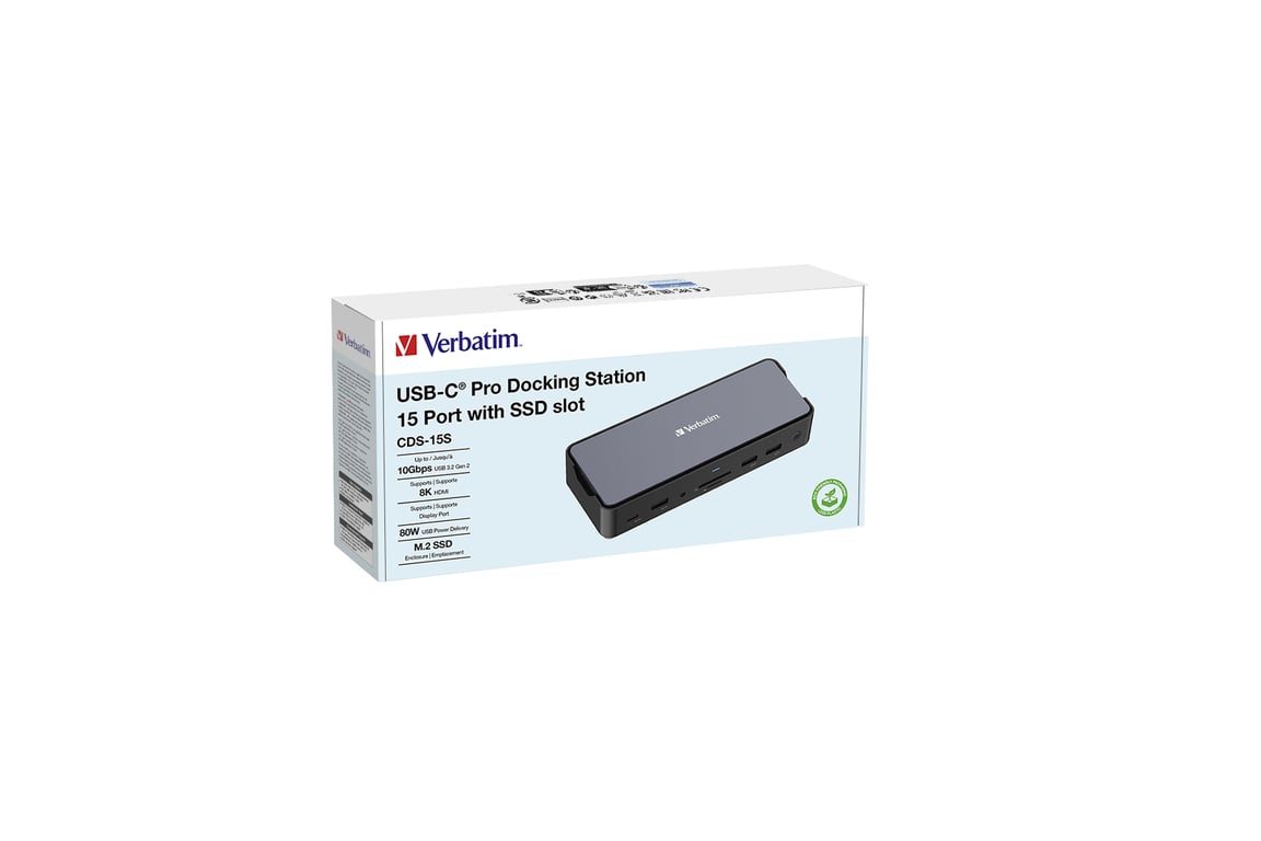 Verbatim Cds 15s Avec Fil Usb 3.2 Gen 1 3.1 Gen 1 Type c - vue 2