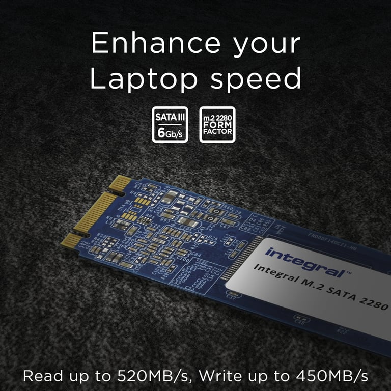 Integral INSSD512GM280 disque SSD .2 Série ATA III TLC Neuf - vue 3