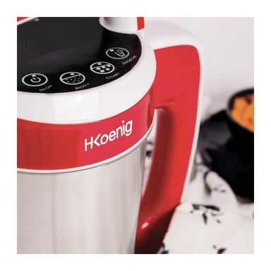 Blender chauffant - H.Koenig - MXC18 - 850 W - 1,1 L - Inox - 2 programmes de cuisson