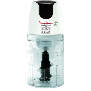 Hachoir Moulinex Masterchop XL 0,5L Blanc et Noir