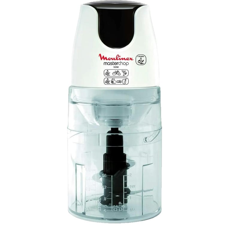Hachoir Moulinex Masterchop XL – 500W, 4 Lames, Bol Plastique, 1 Vitesse - vue 4