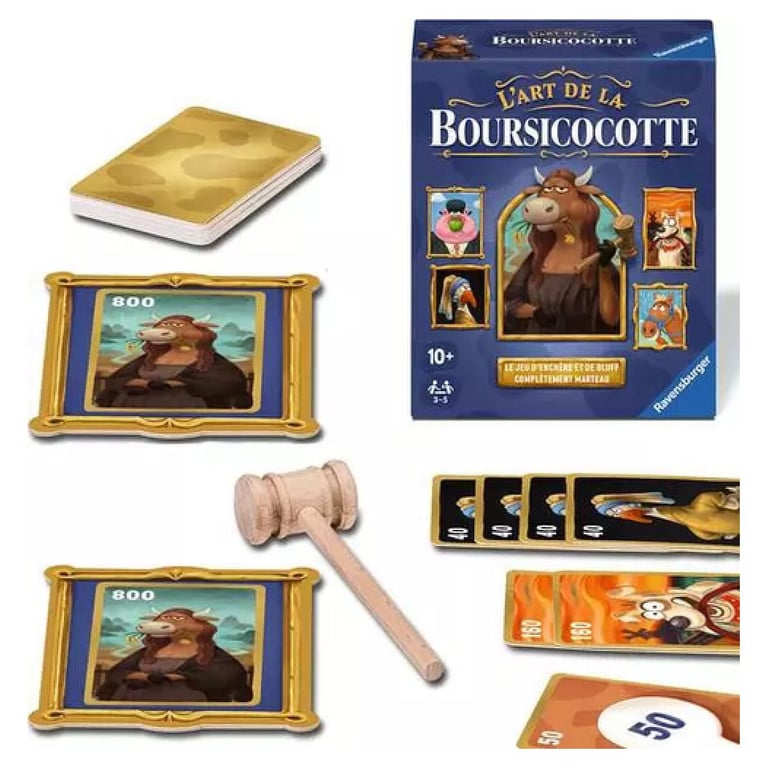 Jeu D Ambiance Ravensburger Boursicocotte – 40 Cartes Animal, 55 Cartes Argent - vue 5