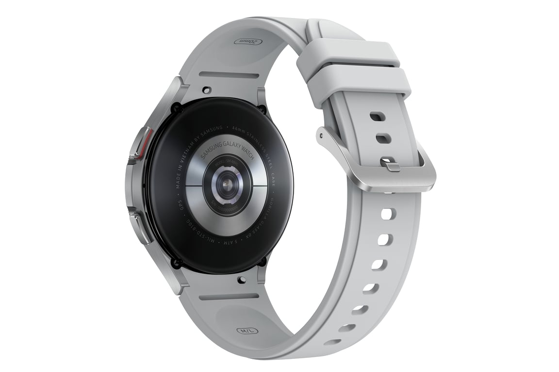 Galaxy Watch4 Classic 46mm - Super AMOLED - Bluetooth - Brazalete plateado