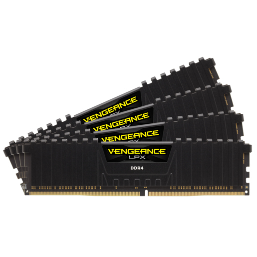 Corsair Vengeance LPX Series Low Profile 4x 8 Go DDR4 3200 MHz CL16 - vue 3