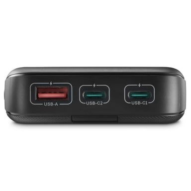 Hama 00201719 banque d'alimentation électrique Lithium Polymère (LiPo) 20000 mAh Anthracite