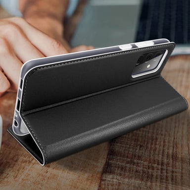 Funda Samsung Galaxy A72 Tarjetero Cierre F.Soporte Dux Ducis – Negro