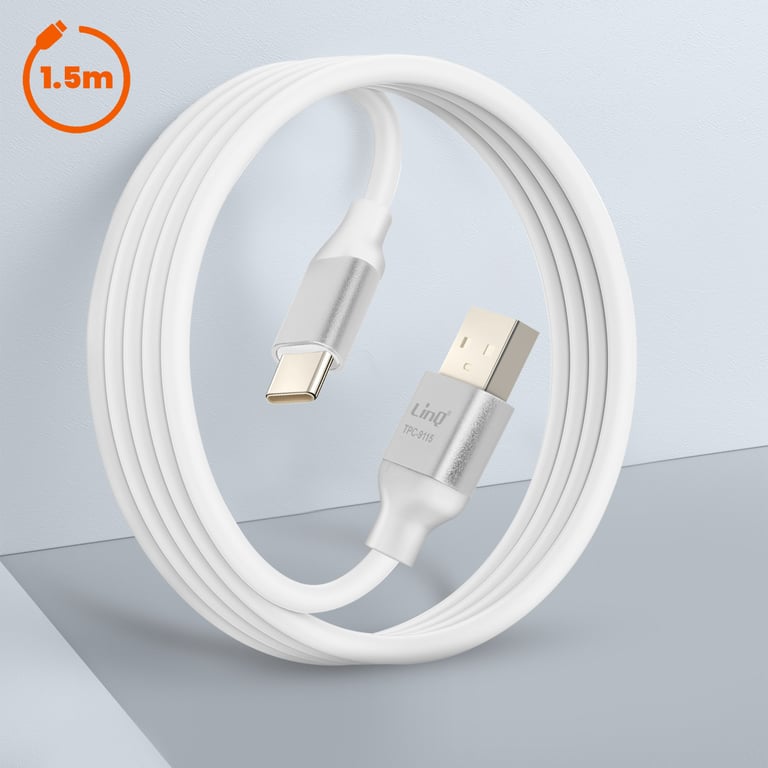 Câble USB vers USB C Fast Charge Synchronisation Longueur 1.5m Neuf - vue 6