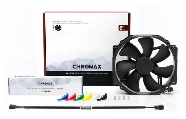Noctua NF-A15 HS-PWM chromax.black.swap Ventola per PC Case Nero