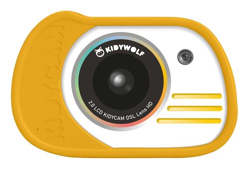 Appareil Photo Enfant Kidycam - Jaune, Idéal pour Aventures Quotidiennes