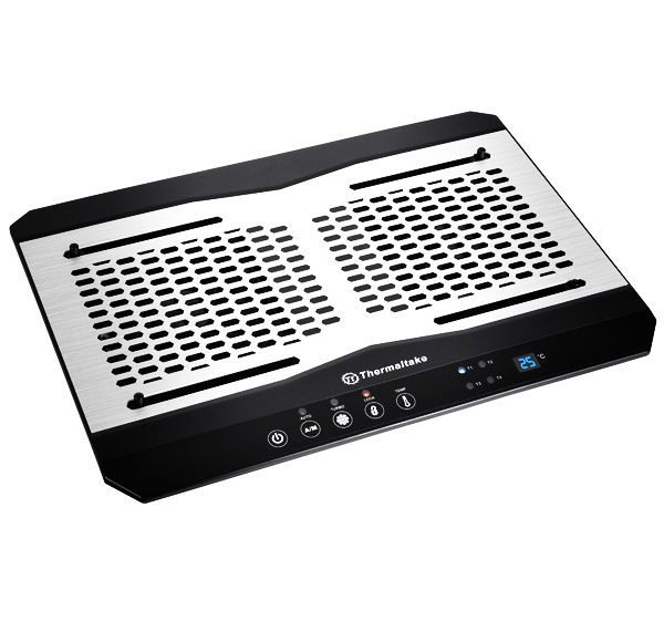 Thermaltake CL N002 PL12BL A système de refroidissement pour ordinateurs portables 1300 trmin Aluminium Neuf