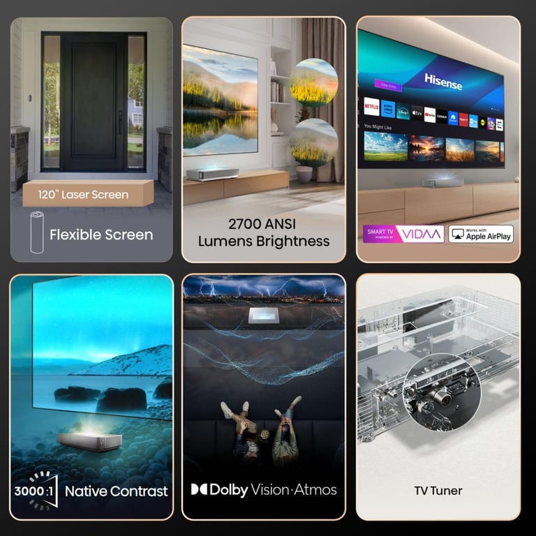 Vidéoprojecteur Hisense 120L5ND Laser TV 4K - vue 4