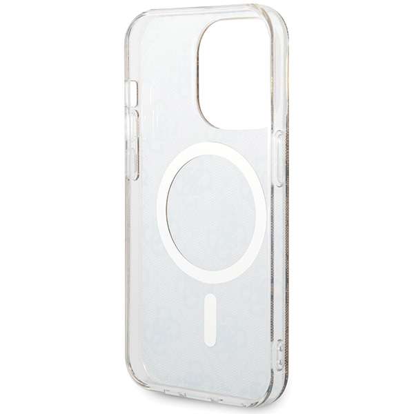 Guess Coque IML 4G MagSafe pour iPhone 15 Pro Marron - vue 3