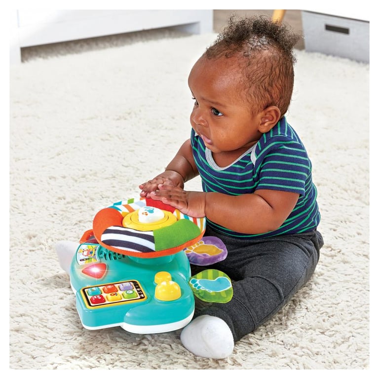 VTech Volant Baby Pilote Volant Voiture Enfant Interactif et Musical Éveil Sensoriel Jouet Poussette et Siège Auto Cadeau Bébé Dès Contenu en Français - vue 4
