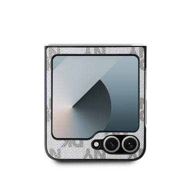 Custodia per Galaxy Z Flip6 Elegant con motivi a piastrelle e righe