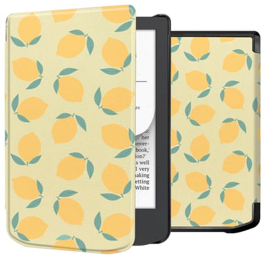 imoshion Design Slim Hard Case Sleepcover pour Pocketbook Verse / Verse Lite / Verse Pro / Vivlio Light / Light HD - Citrus Dream