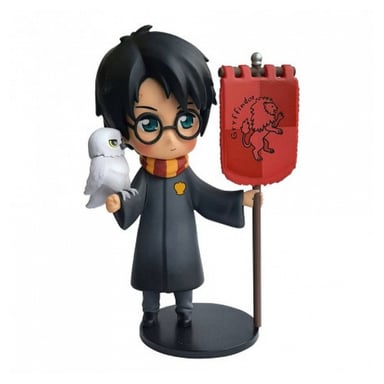 Figurita de coleccionista de Harry Potter con Hedwig - Estatuilla de alta calidad