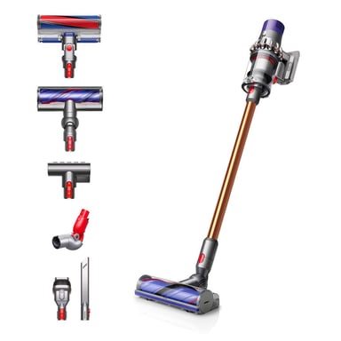 Dyson V10 Absolute Aspiradora escoba 2 en 1 Batería Secar Sin bolsa Cobre, Níquel