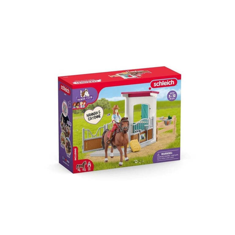 Figurine Horse Box Hannah et Cayenne Schleich 42710 Horse club dès - vue 2