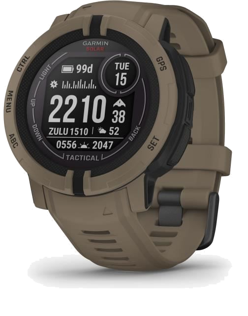 Montre connectée - GARMIN - Instinct 2 Solar - Tactical Edition - Coyote