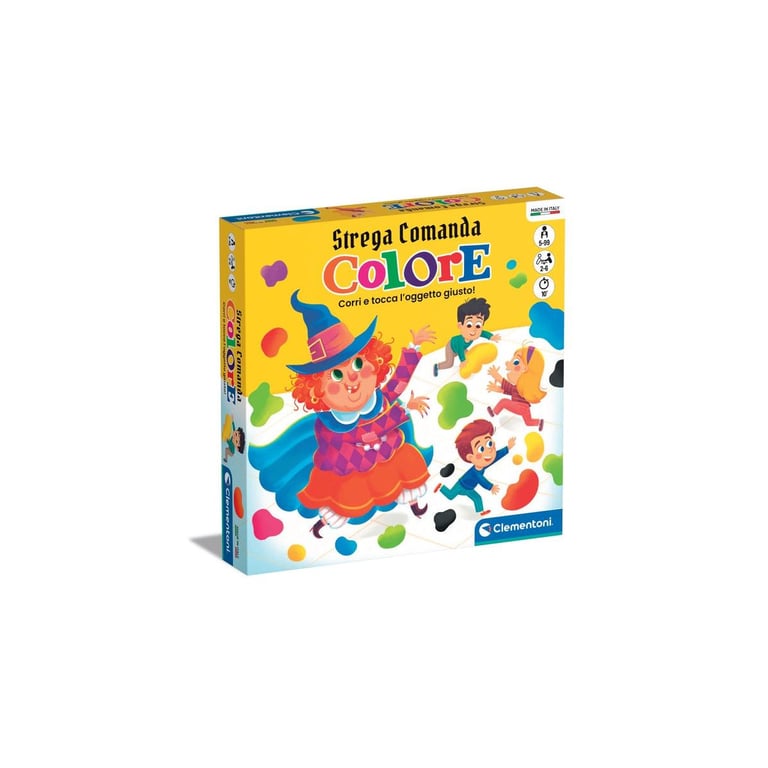 Jeu De Cartes Clementoni Strega Comanda Colore – 50 Cartes Illustrées Éducatives - vue 2