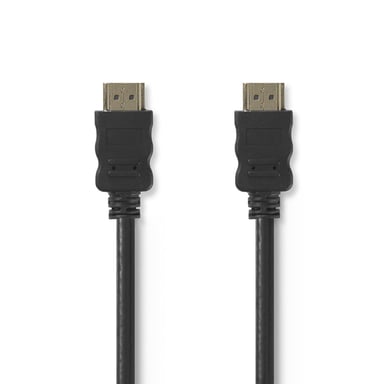 NEDIS Cable HDMI? de alta velocidad con Ethernet - Conector HDMI? - 2,0 m - Negro